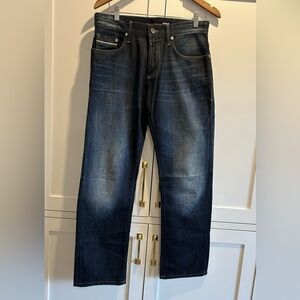 Mavi Jeans Mens 31/32 Blue Zach Low Rise Easy Straight Leg Denim